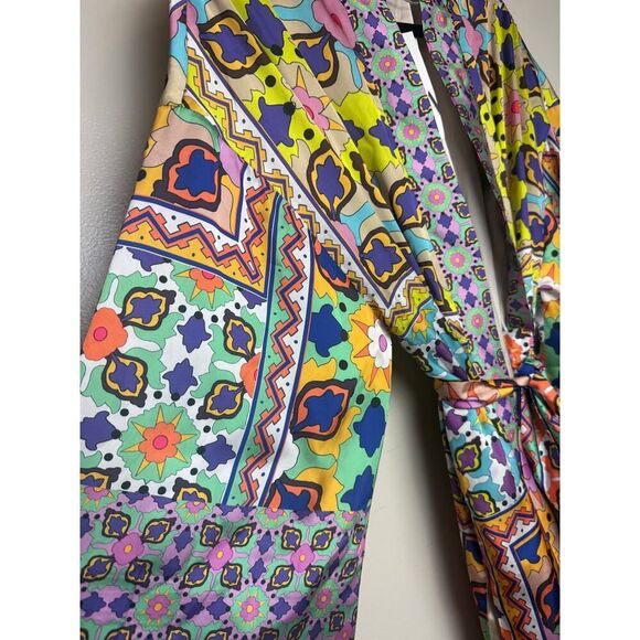 Zara Blogger Fave Geometric Kimono NWT Sz. M - Picture 7 of 9